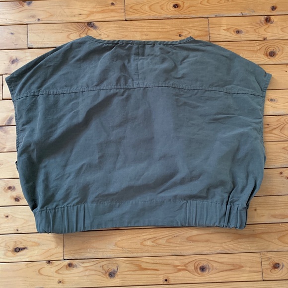 Club Monaco Linen Blend Crop Top - Picture 7 of 7